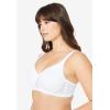 Comfort Choice Women’s Plus Size Secret Shaping Bra(White)