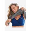 Comfort Choice Women’s Plus Size Wireless Microfiber T-Shirt Bra(Leopard)
