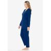 Dreams & Co. Plus Size 2-Piece Lounge Set(French Blue Zebra)