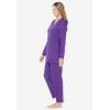 Dreams & Co. Plus Size 2-Piece Lounge Set(Plum Burst)