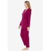 Dreams & Co. Plus Size 2-Piece Lounge Set(Pomegranate)