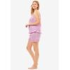 Dreams & Co. Plus Size 2-Piece Short PJ Set(Peony Petal)