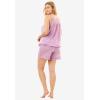 Dreams & Co. Plus Size 2-Piece Short PJ Set(Peony Petal)