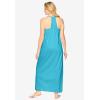 Dreams & Co. Plus Size Breezy Eyelet Knit Long Nightgown(Classic White)
