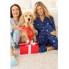 Dreams & Co. Plus Size Classic Flannel Pajama Set(Red Buffalo)