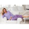 Dreams & Co. Plus Size Knit Sleep Pant(Black)