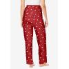 Dreams & Co. Plus Size Knit Sleep Pant(French Blue Floral Stripe)