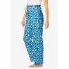 Dreams & Co. Plus Size Knit Sleep Pant(Pale Lilac Stars)
