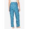 Dreams & Co. Plus Size Knit Sleep Pant(Pale Lilac Stars)