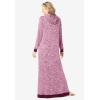 Dreams & Co. Plus Size Marled Hoodie Sleep Lounger
