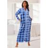 Dreams & Co. Plus Size Plush Zip-Front Robe(Classic Red)