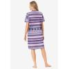Dreams & Co. Plus Size Print Sleepshirt(Evening Blue Fair Isle)