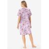 Dreams & Co. Plus Size Print Sleepshirt(Pink Spring Dog)