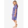 Dreams & Co. Plus Size Print Sleepshirt(Soft Iris Butterflies)
