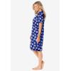 Dreams & Co. Plus Size Print Sleepshirt(Ultra Blue Presents)