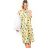 Dreams & Co. Plus Size Short Sleeveless Sleepshirt(Black Dot)