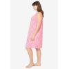 Dreams & Co. Plus Size Short Sleeveless Sleepshirt(Pool Blue Cosmic Dreams)