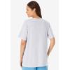 Dreams & Co. Plus Size Sleep Tee(Classic Red)