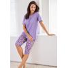 Dreams & Co. Plus Size Sleep Tee(Deep Teal)