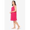 Dreams & Co. Plus Size Sleeveless Terry Lounger(Pink Burst)