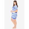 Dreams & Co. Plus Size Two-Piece French Terry Sleep Set