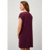 Ellos Plus Size Cap Sleeve Sleep Shirt(Midnight Berry)