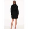 Ellos Plus Size Hooded Fleece Robe