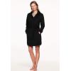Ellos Plus Size Hooded Fleece Robe
