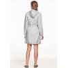 Ellos Plus Size Hooded Fleece Robe
