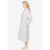 Only Necessities Plus Size Fleece Snap-Front Robe
