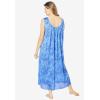 Only Necessities Plus Size Long Tricot Knit Nightgown(Fresh Berry)