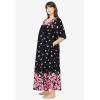 Only Necessities Plus Size Print Lounger(Rosebud Pink Folk Floral)