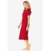 Only Necessities Plus Size Ribbed Sleepshirt(Classic Red)