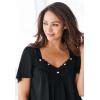 Only Necessities Plus Size Silky 2-Piece PJ Set(Dark Berry Animal)