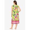Only Necessities Plus Size Sleeveless Print Lounger(Bright Yellow Hummingbird)