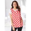 Only Necessities Plus Size Snap-Front Apron(Evening Blue Butterflies)