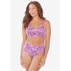 Plus Size Full Coverage Microfiber Panty 3-Pack(Orchid Animal Pack)