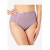 Plus Size Full Coverage Microfiber Panty 3-Pack(Watercolor Floral Pack)