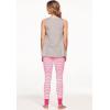 ellos Plus Size Cotton Spandex Pull On Sleep Legging(Heather Charcoal Star)