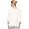 ellos Plus Size Long Sleeve Henley Sleep Tee(Navy)