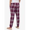 ellos Plus Size Plaid Flannel Sleep Pants(Navy Multi Plaid)