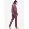 ellos Plus Size Stretch Velour Jogger Pull-On Pants(Pale Indigo)