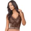 Comfort Choice Women’s Plus Size Easy Enhancer Wireless Longline Posture Bra(French Toast)