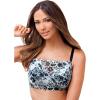 Comfort Choice Women’s Plus Size Lace Wireless Cami Bra(Ivory Flower)