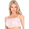 Comfort Choice Women’s Plus Size Lace Wireless Cami Bra(Shell Pink)