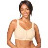 Comfort Choice Women’s Plus Size Stay-Cool Wireless Posture Bra(Nude)