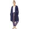 Ellos Plus Size Hooded Fleece Robe