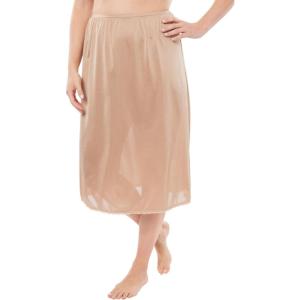 Comfort Choice Plus Size Half Slip 28″ 2-Pack(Nude)