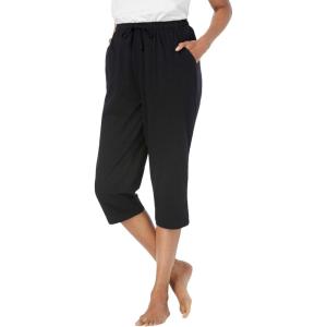 Dreams Women’s Plus Size Sleep Pants(Black)