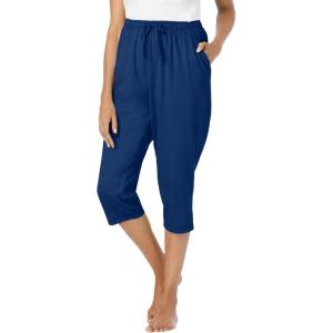 Dreams Women’s Plus Size Sleep Pants(Evening Blue)
